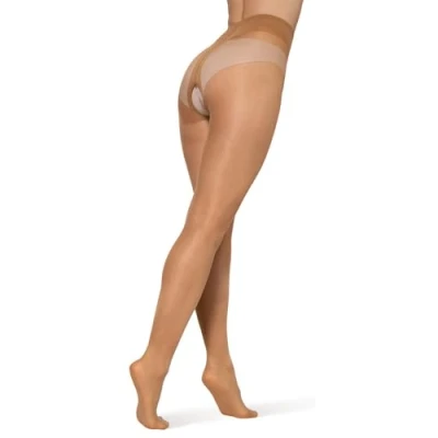 Abbildung von BANANALU 20 Den Ouvert Strumpfhose mit offenem Schritt Intimo Light Bronze L