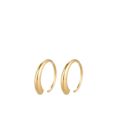 Abbildung von Elli Hoops Design Ohrringe goldcoloured, Damen, Größe: One Size, Gold coloured