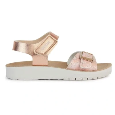 Abbildung von Geox Mädchen J Costarei Gi Sandal, Rose Gold, 39 EU