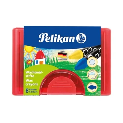 Abbildung von Pelikan 723148 Wachsmalstifte 665 / 8 wasserfest, Stangen