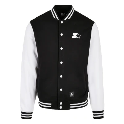 Abbildung von Starter College Sweatjacke, Herren, Größe: Small, Black/white