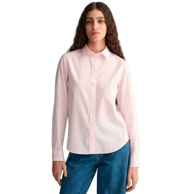 Abbildung von GANT REG Poplin Hemdbluse, Damen, Größe: 34, Light pink