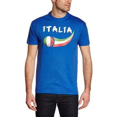 Abbildung von Fussball Fan T shirt Italien