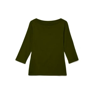 Abbildung von VERO MODA Damen Vmpanda Modal 3/4 Top JRS Noos Langarmshirt, Grape Leaf,S