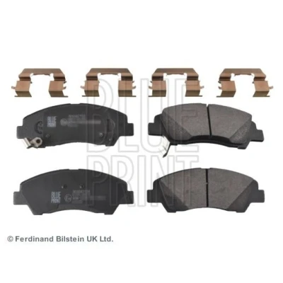 Abbildung von BLUE PRINT ADG042158 Bremsbelagsatz Vorderachse mit akustischer Verschleißwarnung HYUNDAI: i10 II Hatchback
