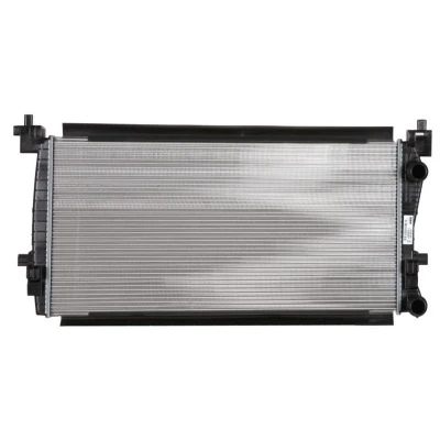 Abbildung von NRF 58438 Kühler, Motorkühlung Aluminium 650 322 23 Kühlrippen mechanisch gefügt SEAT: Leon III ST, ST Box Body / Estate, Hatchback