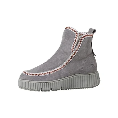 Abbildung von Tamaris Damen Boots Leder Winter gefüttert; GREY/grau; 36 EU
