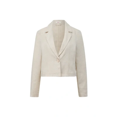Abbildung von s.Oliver Blazer, Damen, Größe: 40, Beige
