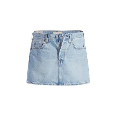 Abbildung von Levi&#039;s ICON Skirt Alinienrock, Damen, Größe: 27, Front and center