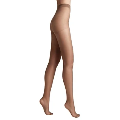 Abbildung von Conte elegant matte Damenstrumpfhose mit Seideneffekt NUANCE 40 DEN verstärkte Feinstrumpfhose Damen Strumpfhose extrem elastisch Farbe Beige Größe 4