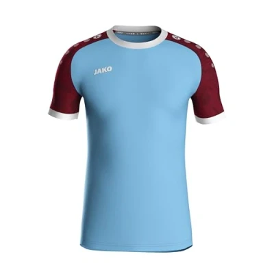 Abbildung von JAKO Herren Iconic Trikot, Lightblue/Weinrot, XXL EU