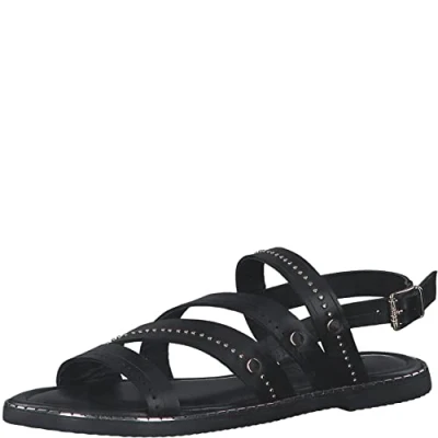 Abbildung von s.Oliver Riemensandalette, Damen, Größe: 36, Black Schuhe