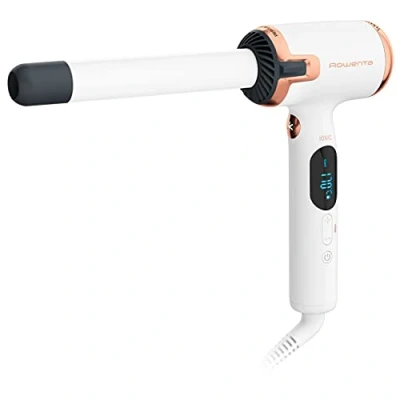 Abbildung von Rowenta CF4310 Ultimate Experience Air Care Lockenstab neue L Form sanfter Luftstrom 8 Temperatureinstellungen von 130C bis 200 C in 30 Sekunden Aufheizen Weiß/Kupfer 1 Stück (1er Pack)