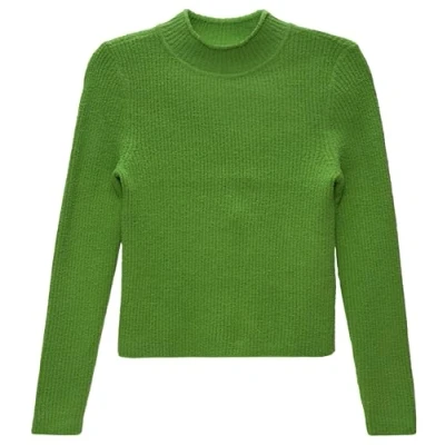 Abbildung von s.Oliver Strickpullover für Kinder, Größe: Large, Bambusgrün