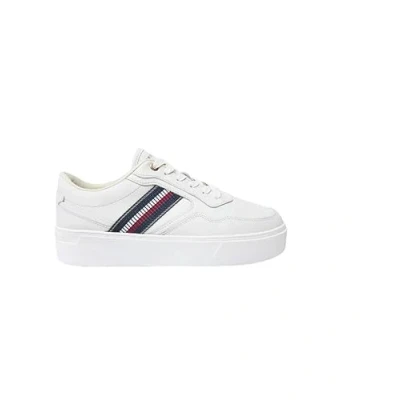 Abbildung von Tommy Hilfiger Stripes Platform Sneaker low, Damen, Größe: 41, Ecru Schuhe