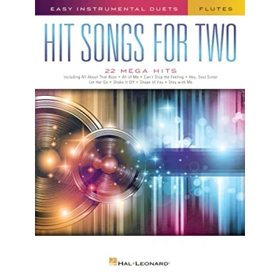 Abbildung von Hit Songs For Two Flutes (Book): Noten für Flöte (Easy Instrumental Duets)