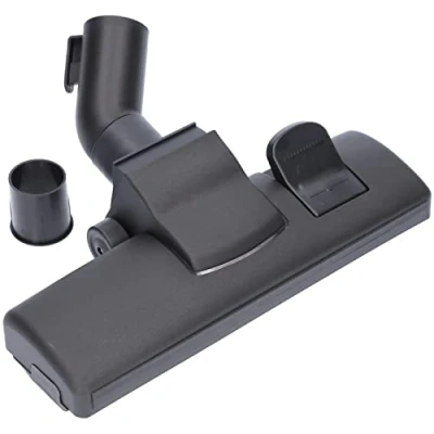 Abbildung von Kenekos Staubsaugerdüse 35/32 mm, Universal Bodendüse aus Kunststoff mit 2 Rollen, Fadenheber und Bürste inkl. Anschluss Adapter, kompatibel Staubsauger Miele, AEG, Siemens, Bosch, Kärcher etc.