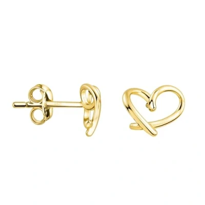 Abbildung von Sofia Milani Heart Ohrringe goldcoloured, Damen, Größe: One Size, Gold/coloured