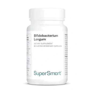 Abbildung von Bifidobacterium Longum Stärkt das Immunsystem Mindert Pollenallergie Symptome Trägt zur Reduzierung von Infektionen bei Supersmart