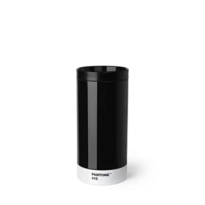 Abbildung von Pantone Reisebecher, Edelstahl, ABS, Black 419, 1 Stück (1er Pack)