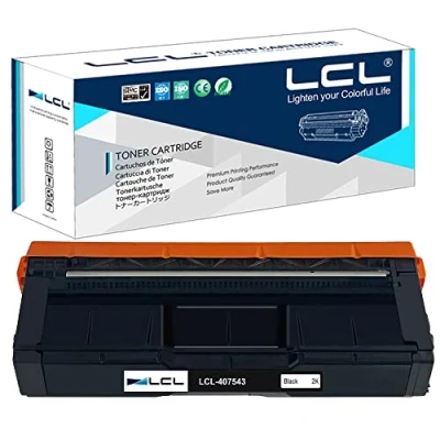 Abbildung von LCL Remanufactured Tonerkartusche 407543 sp c250 c250dn c250sf C261SFNW (1Schwarz) Ersatz für Ricoh