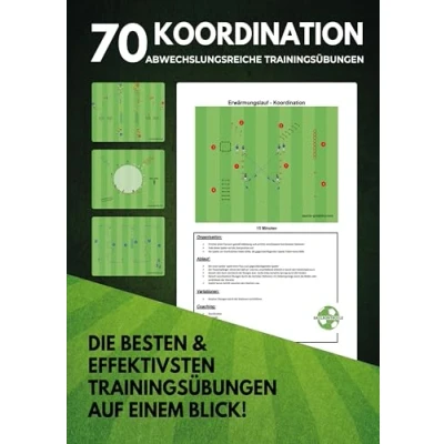Abbildung von 70 abwechslungsreiche Koordinationsübungen für dein perfektes Fußballtraining