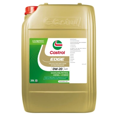Abbildung von Castrol EDGE LL IV 0W 20 20l Motoröl 15B1B4 VOLKSWAGEN: Golf 7, Polo V Hatchback, Sharan II, AUDI: A6 C7 Avant, A4 B9 A3 Sportback