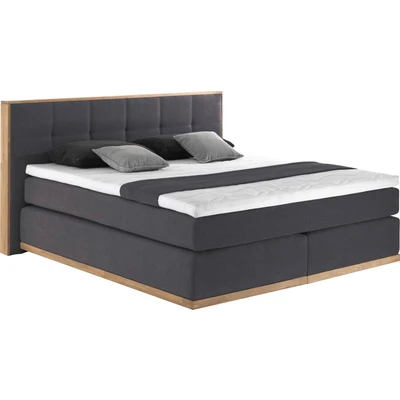 Abbildung von PLACES OF STYLE Boxspringbett »Vinton« aus massiver Eiche, verschiedene Härtegrade (auch H4)