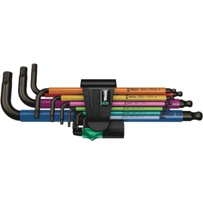 Abbildung von WERA 05073593001 Winkelschraubendrehersatz 1.5, 2, 2.5, 3, 4, 5, 6, 8, 10 mm 9