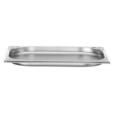 Abbildung von HENDI Gastronormbehälter, Temperaturbeständig von 40 bis 300C, Heissluftöfen Kühl und Tiefkühlschränken Chafing Dishes Bain Marie, Stapelbar, 1L, GN 1/2, 325x265x(H)20mm, Edelstahl