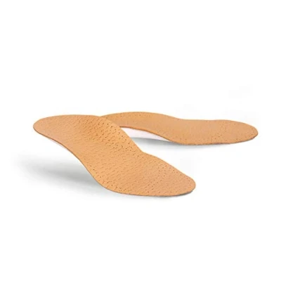 Abbildung von Kaps Orthopädische Leder Einlegesohlen für Kinder Schuheinlagen bei Plattfuß, Senkfuß, Plano Valgus mit Bogenunterstützung und Fersenstütze Apoyo Kids (33 34 EUR)