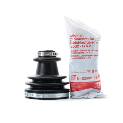 Abbildung von FEBI BILSTEIN 17375 Achsmanschette Vorderachse, radseitig Gummi PEUGEOT: 309 I Hatchback
