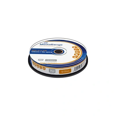 Abbildung von MediaRange MR453 DVD+R Rohlinge (4,7GB, 16x Speed, 10 er Spindel)