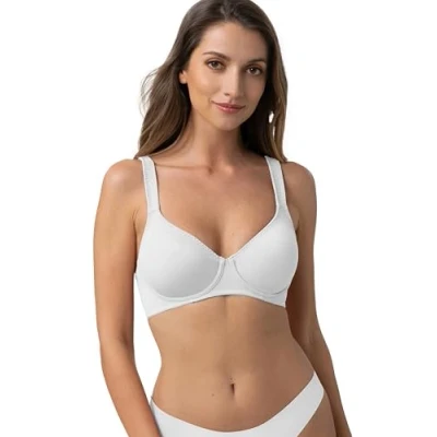 Abbildung von Dorina Lindsay ECO Bügel BH, Damen, Größe: 90E, White
