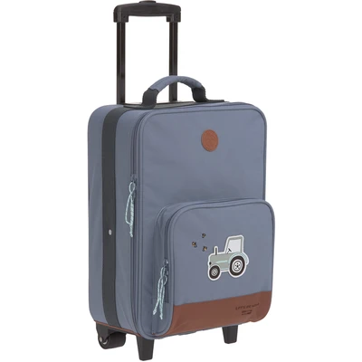 Abbildung von LÄSSIG Kinderkoffer Trolley Reisekoffer mit Teleskopstange und Rollen für Kinder Handgepäck/Trolley Adventure Tractor