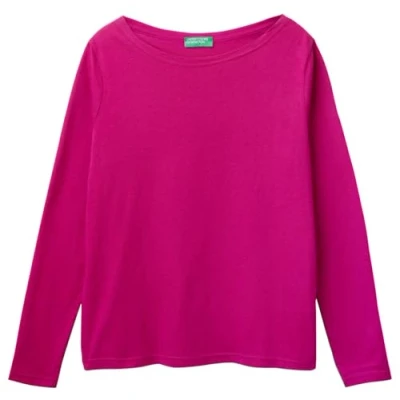Abbildung von United Colors of Benetton Tshirt basic, Damen, Größe: Medium, Violet