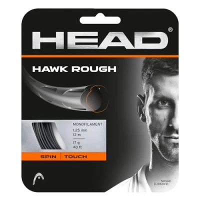 Abbildung von HEAD Unisex Erwachsene Hawk Rough Tennis Saite, Anthracite, 17