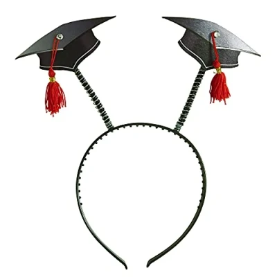 Abbildung von Widmann 05691 Haarreif mit Akademiker Hut One Size Tolles Accessoire zu Schulabschluss, Studierende oder Karneval