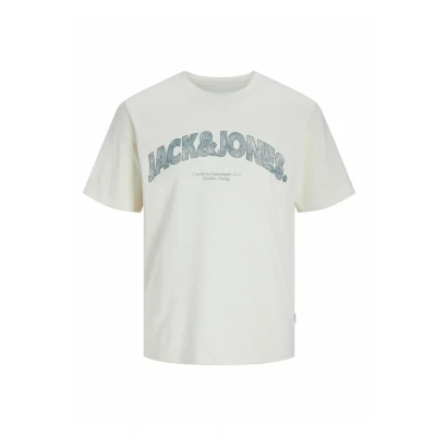 Abbildung von Jack &amp; Jones PLUS SIZE Tshirt print, Herren, Größe: 6XL, Antique white
