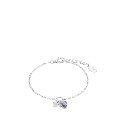 Abbildung von s.Oliver HERZ Armband für Kinder, Größe: 17, Lila