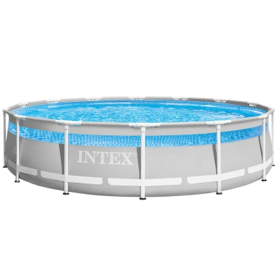 Abbildung von Intex Framepool »Clearview Prism Frame Pool«, ØxH: 422x107 cm, massive Konstruktion aus pulverbeschichtetem Stahl