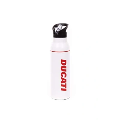 Abbildung von Ducati Unisex Erwachsene Thermoflasche, Weiß, Einheitsgröße