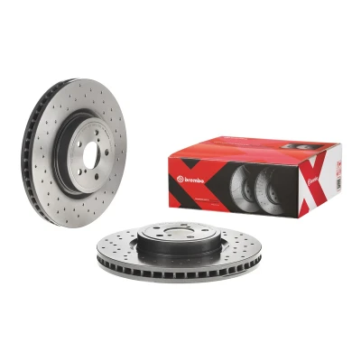 Abbildung von BREMBO XTRA LINE 09.A870.1X Bremsscheibe 316 30 5 gelocht/innenbel. beschichtet hochgekohlt SUBARU: Legacy Limousine, Forester IV, 4