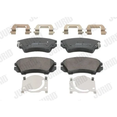 Abbildung von Jurid 573270JC Bremsbelagsatz White Low Dust Keramik mit akustischer Verschleißwarnung OPEL: Insignia A Sports Tourer, Zafira C Tourer
