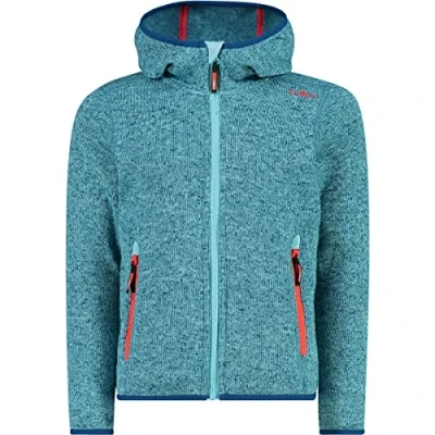 Abbildung von CMP ERROR:#N/A Kinder Knit Tech Jacke Mit Fester Kapuze, Acqua Campari, 110 EU