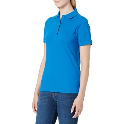 Abbildung von HAKRO Damen Polo Shirt &quot;Classic&quot; 110 royalblau Größe: L