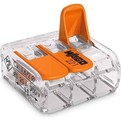 Abbildung von 10 x WAGO 221413 Electrical Wire Block Anschluss Leiste 12 V 220240 Kabel Terminal