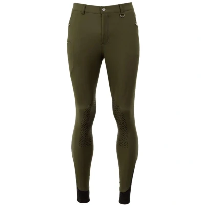Abbildung von BR Reithose Maikel Siliconen Knie Forest Green 44