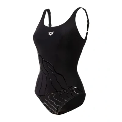 Abbildung von Arena Damen Women&#039;s Bodylift Luisa Wing Back One Piece Swimsuit, Schwarz, 38 EU