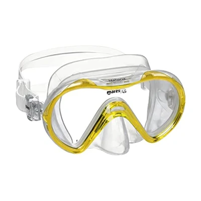 Abbildung von Mares Kinder Maske Aquazone Seahorse, Unisex Gelb Trasparent, OneSize